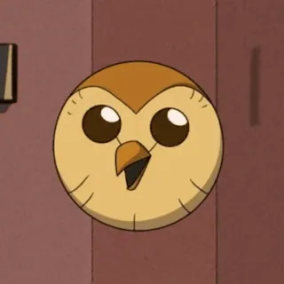😄 6fba5e5f Hooty The Owl House Hooty, burung hantu, kartun, animasi, lucu, The Owl House telegram sticker