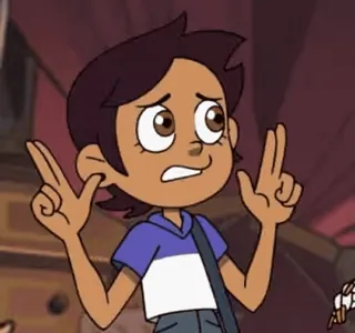 😬 b2cc42b8 Luz Noceda The Owl House kartun, animasi, sihir, fantasi, karakter, televisi telegram sticker