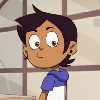 🧐 b4ac1c5d Luz Noceda The Owl House kartun, karakter, animasi, sihir telegram sticker