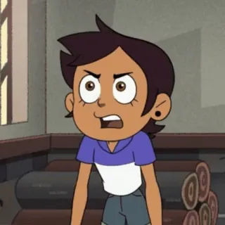 😠 c157f91f Luz Noceda The Owl House Kartun, Marah, Karakter, Ekspresi, Animasi, Disney telegram sticker