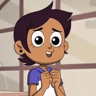 🥺 c8582434 Luz Noceda The Owl House kartun, animasi, karakter, acara TV, The Owl House, Luz Noceda telegram sticker