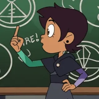 👆 ce0080f5 LIRE! kartun, menunjuk, animasi, perancis, mengeja telegram sticker