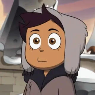 😰 fe1aaa87 Luz Noceda The Owl House kartun, animasi, disney, the owl house, luz noceda, penyihir, imut telegram sticker