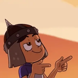 😏 37fcb648 Luz Noceda The Owl House Аниме, Мультфильм, Указание, Персонаж, Анимированный telegram sticker