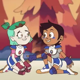 ❤️ 60bcbeb0 Amity Blight The Owl House мультфильм, The Owl House, анимация, персонажи telegram sticker