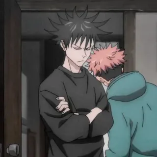 🐺 18e5565a Megumi Fushiguro Jujutsu Kaisen อนิเมะ, มหาเวทย์ผนึกมาร, เมงุมิ ฟุชิกุโระ, ตัวละคร telegram sticker