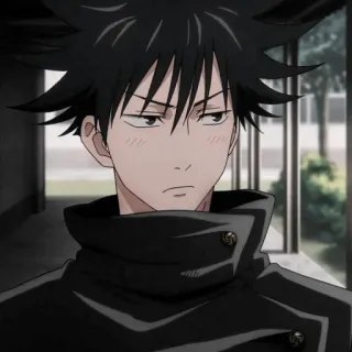 🐺 40bdd550 Megumi Fushiguro Jujutsu Kaisen อนิเมะ, มหาเวทย์ผนึกมาร, เมงุมิ ฟุชิงุโระ, ฟุชิงุโระ, มังงะ, ตัวละครอนิเมะ telegram sticker