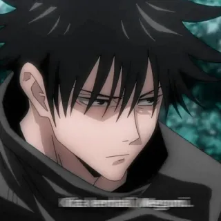 🐺 4de846f5 What a waste of energy...  อนิเมะ, ผมสีดำ, ผู้ชาย, เสื้อฮู้ด, สีหน้า, การ์ตูน telegram sticker