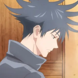 🐺 b6b5244b Megumi Fushiguro Jujutsu Kaisen อนิเมะ, มังงะ, เมงุมิ ฟุชิกุโระ, มหาเวทย์ผนึกมาร, ตัวละคร, ภาพประกอบ telegram sticker