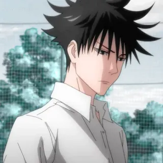 🐺 e3671615 Megumi Fushiguro Jujutsu Kaisen อนิเมะ, มหาเวทย์ผนึกมาร, เมงุมิ ฟุชิกุโระ, มังงะ, ตัวละคร telegram sticker