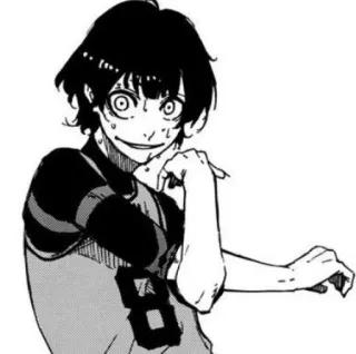 Bachira Meguru by @autisticstarplatinumzawarudo whatsapp stickers