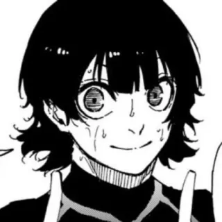 ☝️ bec227b8 anime, manga, character, blue lock whatsapp sticker