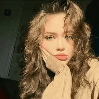 😕 95e5e401 potret, wanita, gadis, model, kecantikan, rambut, mata telegram sticker