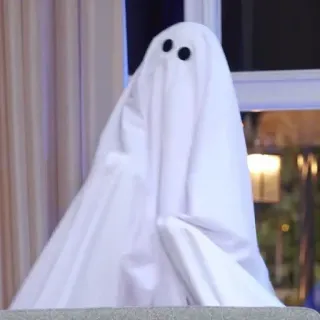 🖱 1097b580 Geist, Halloween, Gespenst, gruselig, Kostüm whatsapp sticker