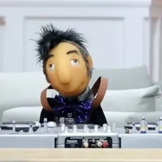 🖱 97e87ac6 Puppe, DJ, Musik, Controller, Unterhaltung whatsapp sticker