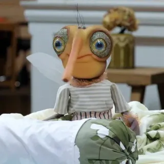 🖱 d2aea27f Puppe, Insekt, Puppe, Handgemacht, Kunst, Handwerk whatsapp sticker