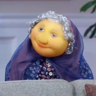 🖱 eb4d4ddd Puppe, Großmutter, Frau, Puppe, alte Dame, Figur whatsapp sticker