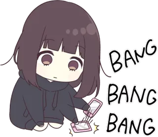 📲 f6c064a1 BANG
BANG
BANG anime, chibi, bang, cute, phone, girl telegram sticker