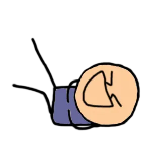 😂 ac9849e7 HELP 火柴人, 帮助, 痛苦, 卡通, 简单, 请求, 紧急 telegram sticker