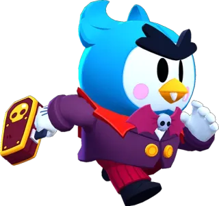 🔥 d644e759 Mortis Brawl Stars บรอว์ลสตาร์ส, มอร์ติส, การ์ตูน, เกม, แวมไพร์ telegram sticker