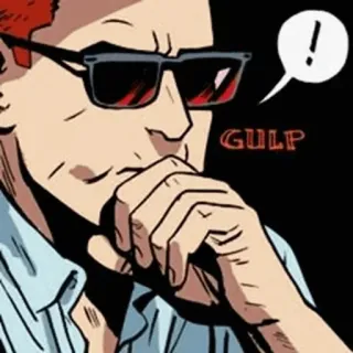 😐 29f2c1bf GULP Stile fumetto, Occhiali da sole, Gulp, Scioccato, Punto esclamativo telegram sticker