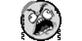 😱 b0e07787 Meme, Rage Face, Meme di Internet, Divertente, Espressione, Reazione telegram sticker