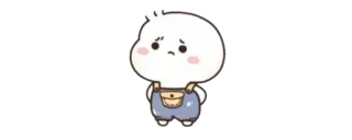 ✨ 31457f45 cartoon, cute, sad, character telegram sticker