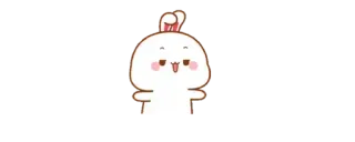 ✨ c5573a60 cartoon, rabbit, cute, kawaii, bunny telegram sticker
