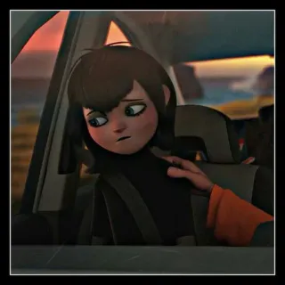 🖤 09abd4f3 Mavis Dracula Hotel Transylvania kartun, film, vampir, karakter perempuan, Mavis Dracula, Hotel Transylvania, animasi telegram sticker