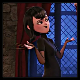 🌸 3961c496 Mavis Dracula Hotel Transylvania mavis, hotel transylvania, vampir, kartun, animasi telegram sticker