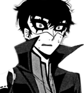 😰 17b88fbf Joker Persona 5 Anime, Manga, Persona, Persona 5, Joker, Karakter, Bertopeng telegram sticker