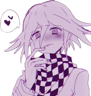 💕 5d5965db Kokichi Oma Danganronpa anime, cartoon, danganronpa, kokichi oma, character, fanart whatsapp sticker