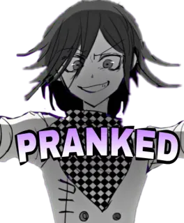 😈 a36b7545 Kokichi Oma Danganronpa V3: Killing Harmony PRANKED anime, prank, Kokichi, Danganronpa, mischief whatsapp sticker