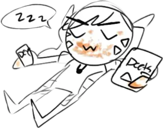 😴 be42f8f8 ZZZ, Deets telegram sticker