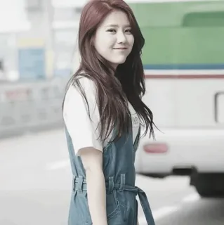 🌝 83e14dce donna, persona, ritratto, moda, stile, coreano, asiatico telegram sticker