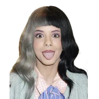 😛 2572ceb7 Melanie Martinez cantante, Melanie Martinez, musicista, pop star, celebrità telegram sticker