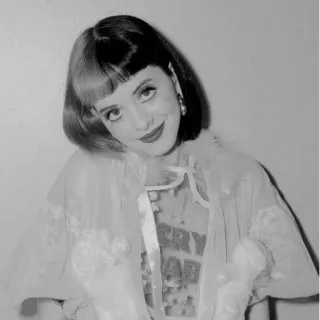 ▪️ 940729f3 Melanie Martinez Melanie Martinez, singer, Cry Baby, portrait, celebrity, music telegram sticker