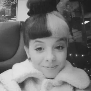 ▪️ a062e3ea Melanie Martinez Melanie Martinez, singer, portrait, woman, crybaby telegram sticker