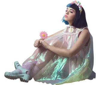 😘 025ccfb2 Melanie Martinez Melanie Martinez, Musicista, Cantante, Artista, Fiori, Vestito, Pastello telegram sticker