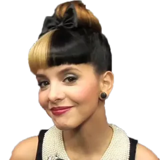 😊 c3a38bb1 Melanie Martinez cantante, ritratto, Melanie Martinez, musicista, celebrità telegram sticker