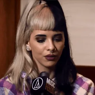 😐 16744142 Melanie Martinez melanie martinez, singer, celebrity, songwriter, alternative pop telegram sticker