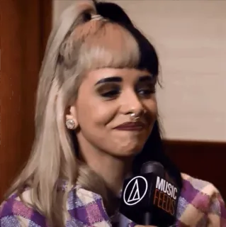 😌 a3faeb57 Melanie Martinez singer, songwriter, alternative, music, portrait, celebrity telegram sticker