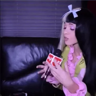 😌 abb0f614 Melanie Martinez melanie martinez, singer, interview, celebrity telegram sticker