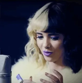😐 c5247247 Melanie Martinez musician, singer, portrait, artist, celebrity telegram sticker
