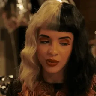 😐 ebcb6ae0 Melanie Martinez melanie martinez, singer, crybaby, pop star, celebrity telegram sticker