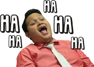 😂 3bc0a9bb HA 笑い, 男, ネクタイ, ユーモア, 漫画 telegram sticker