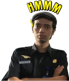 😐 69eb5826 HMMM 男, うーん, 考え中, 疑問, 好奇心, 質問 telegram sticker