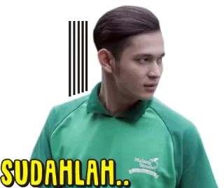 😢 6c222cda SUDALAH... 人, 男性, 表情, Sudahlah telegram sticker