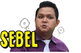 😡 b1eab9fa SEBEL イライラ, 怒り, 不満, 表情, 男 telegram sticker