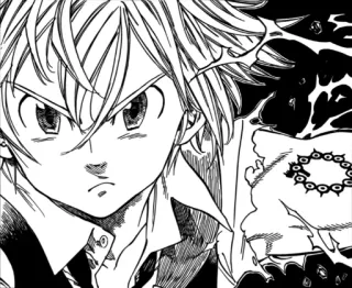 🏏 20753d2e Meliodas Seven Deadly Sins 애니메이션, 만화, 악마, 전사, 멜리오다스 telegram sticker